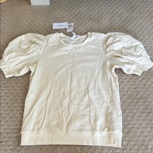 Frame Cream Puff Sleeve Top
